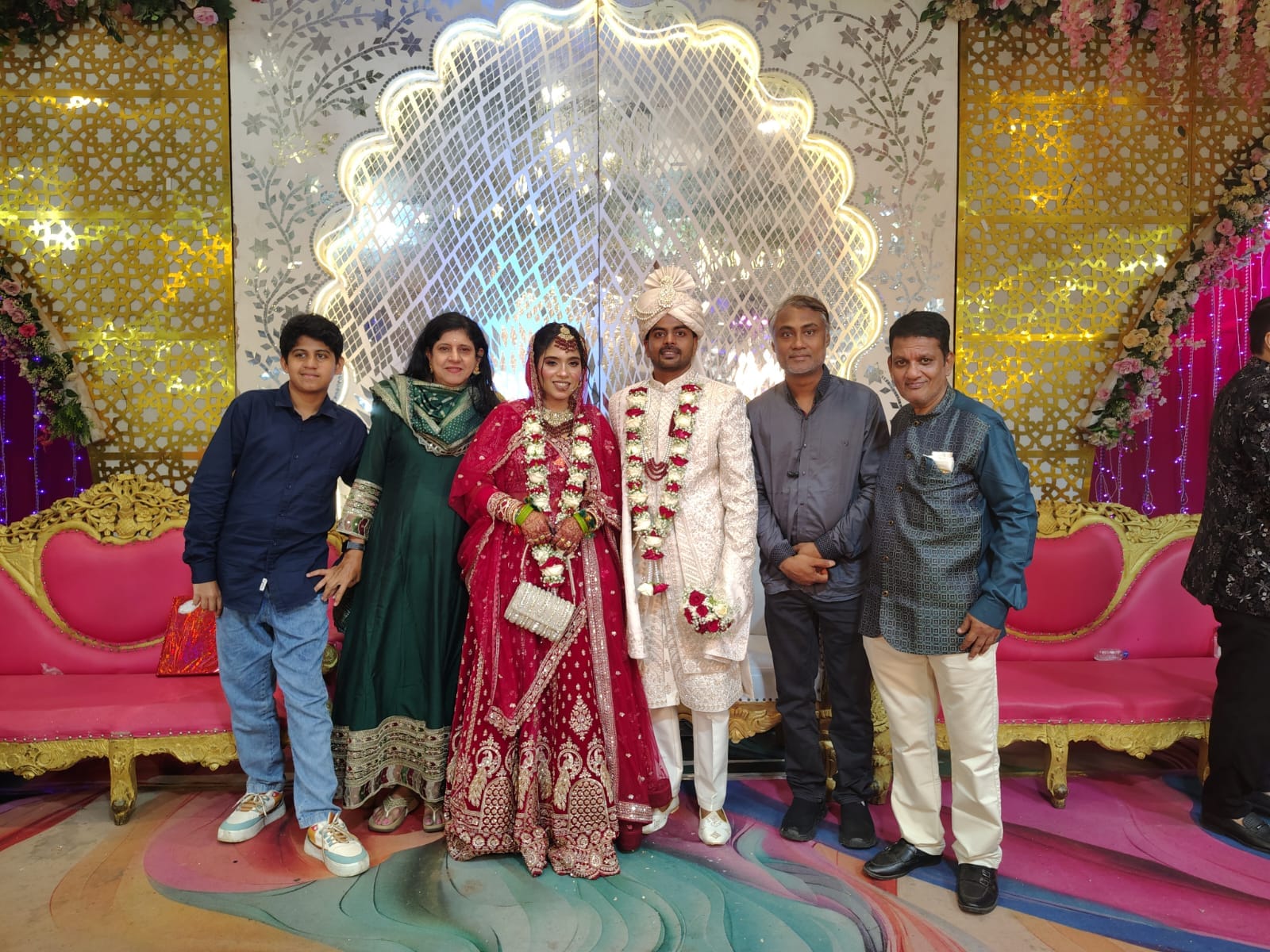 Saif & Shaista, married in Delhi, India